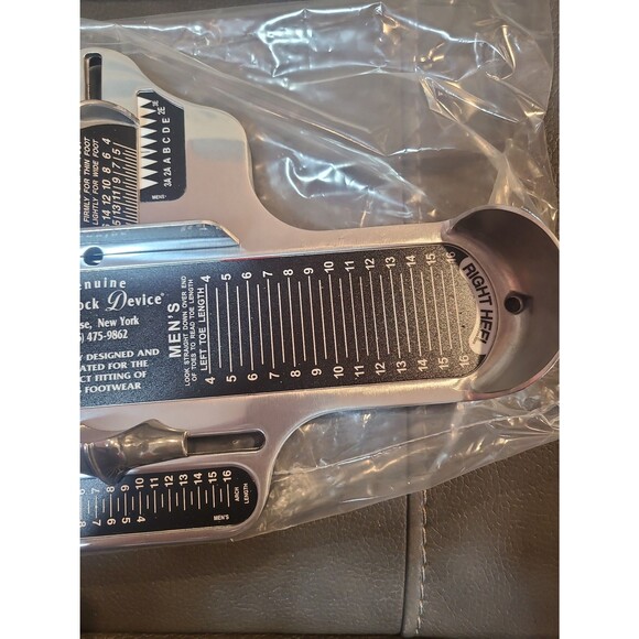 Genuine Brannock Device Men’s Model - Foot Measurement - LIKE NEW Made In USA - Picture 3 of 7